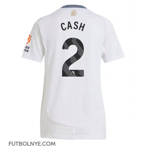 Camiseta Aston Villa Matty Cash #2 Visitante Equipación para mujer 2024-25 manga corta